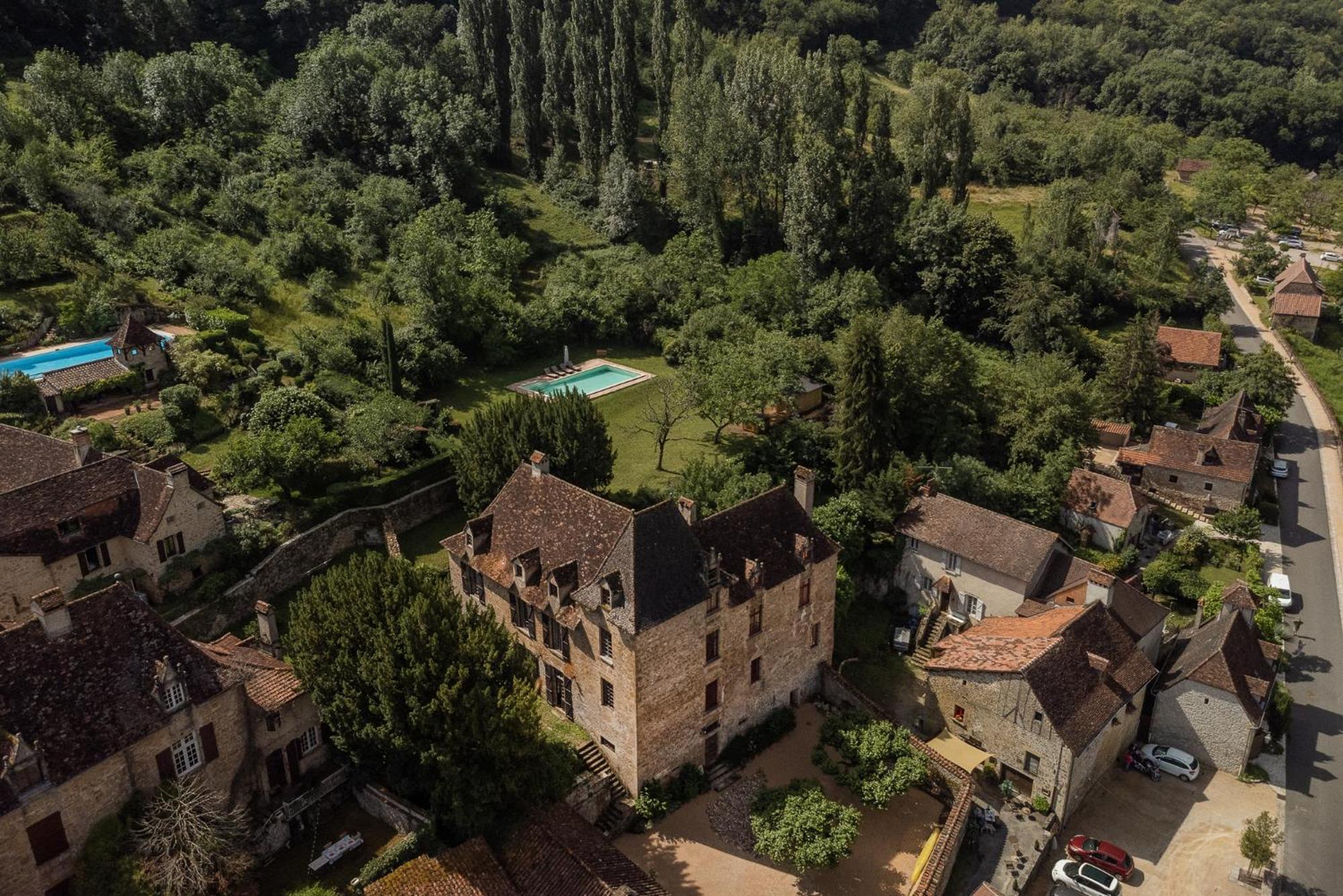 Manoir De Laroque Delprat Bed and Breakfast Autoire Eksteriør billede